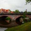 Łyna w Lidzbarku Warmińskim. Most na ul. Kajki. - panoramio