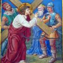 2 Jezus bierze krzyz na ramiona, kolegiata, Lidzbark Warmiński